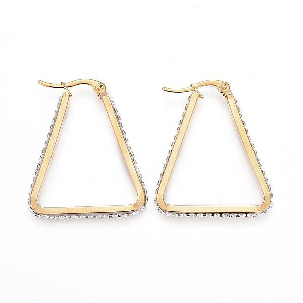 304 Stainless Steel Hoop Earrings