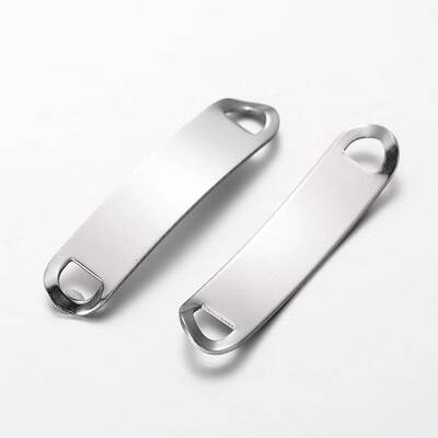 Tarnish Resistant Rectangle 201 Stainless Steel Links connectors
