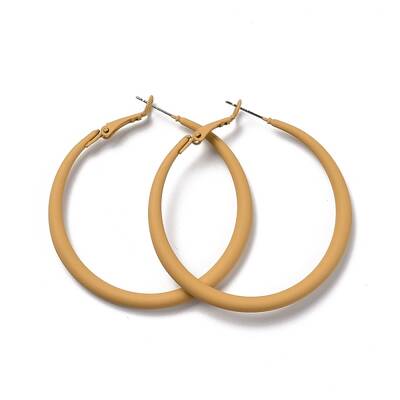 Alloy Big Hoop Earrings for Women