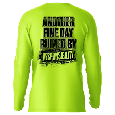 Responsibility - Hi-Visibility UPF 50 Long Sleeve Sun Shirt