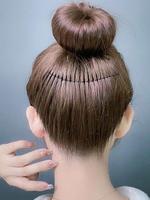 Simple Wave Plain Hair Clip, Invisible Hair Pin, Casual Versatile Hair Accessories for Women, Minimalist Updo Hairwear for Da...