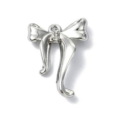 Rack Plating Alloy Rhinestone Pendants