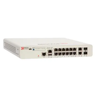 Ruckus Networks ICX7150-C12P-2X1G | ICX 7150 Series 12 x Ports 1000Base-T PoE+ + 2 x Ports RJ-45 uplink + 2 x Ports SFP+ upli...