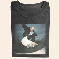 Breaking Bad Vintage Tee, Walter White Skateboarding T-Shirt, Movie Graphic Tee, Unisex Meme Cringe Funny Dumb Shirts, Menswe...