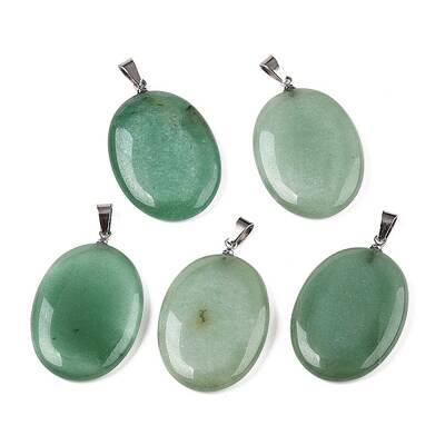 Natural Green Aventurine Pendants
