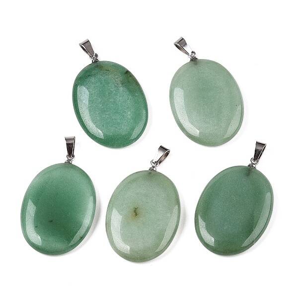 Natural Green Aventurine Pendants
