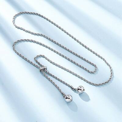 Round Brass Slider Lariat Necklaces for Women