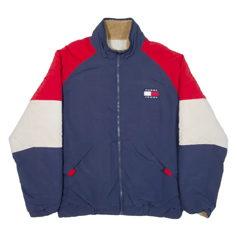 TOMMY HILFIGER Reversible Mens Jacket Blue M