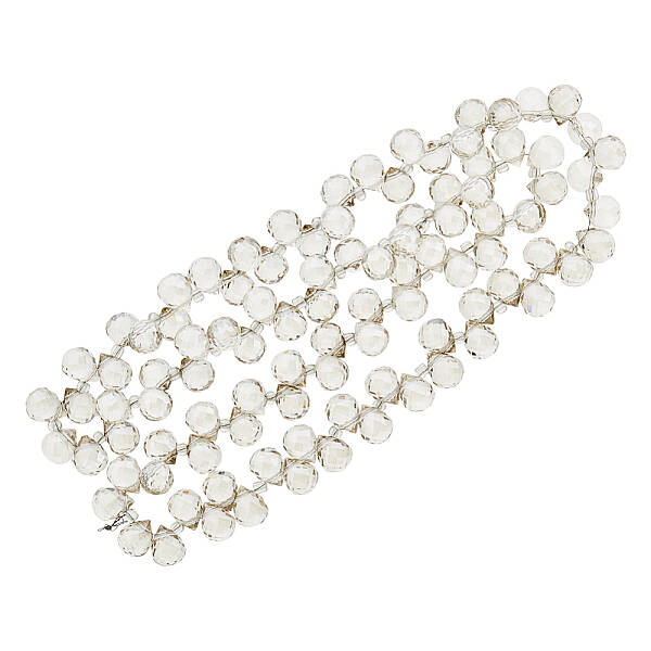 Electroplate Transparent Glass Beads Strands