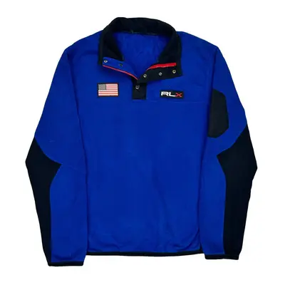 Ralph Lauren Graphic Fleece - XL Blue Polyester | Size: x-large