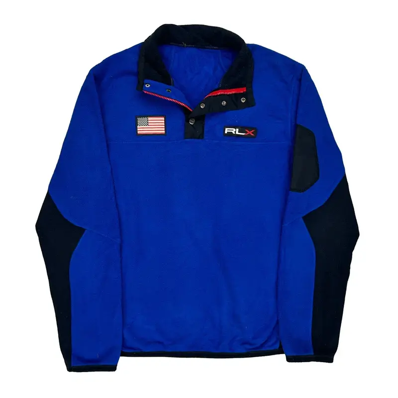 Ralph Lauren Graphic Fleece - XL Blue Polyester | Size: x-large