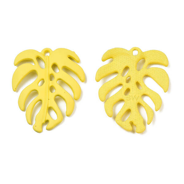 Spray Painted Alloy Pendants
