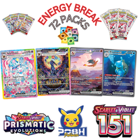 (72) Pokemon Scarlet & Violet 151 and Prismatic Evolutions Energy Break
