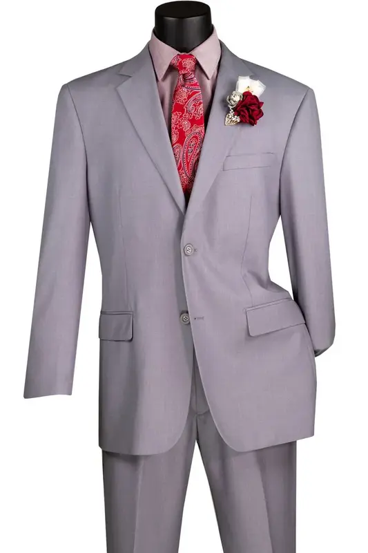 Professional Look Vinci Men's Wool Feel Business Suit Professional Look for Executives