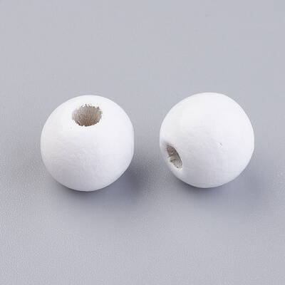 Natural Wood European Beads