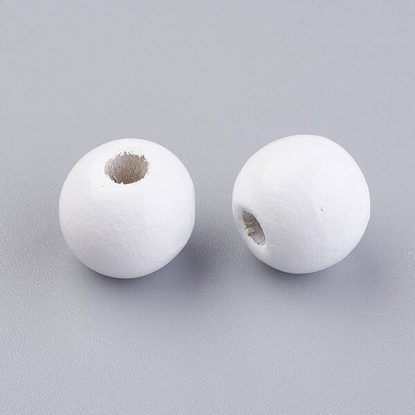 Natural Wood European Beads