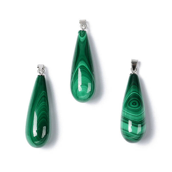 Natural Malachite Pendants