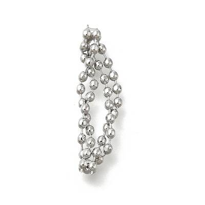 Brass Ball Chain Multi-Strand Connector Charms