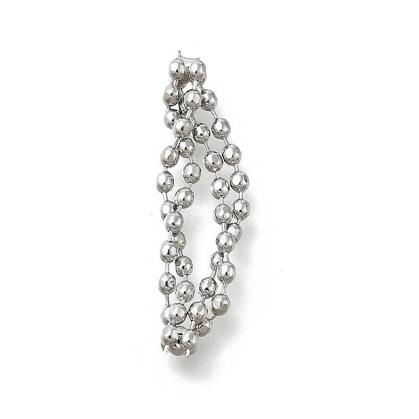 Brass Ball Chain Multi-Strand Connector Charms