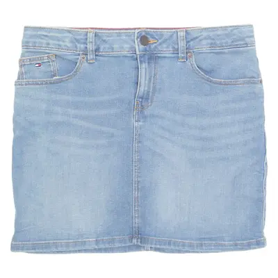 TOMMY HILFIGER Womens Mini Skirt Blue Short Denim UK 16