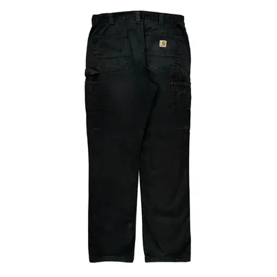 Carhartt Trousers - 33W 34L Black Cotton