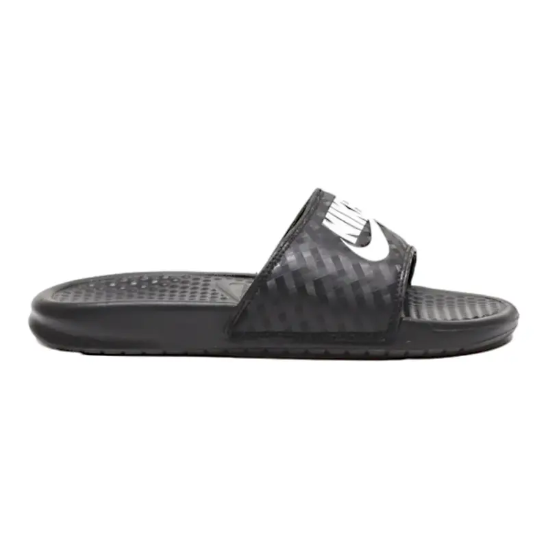 NIKE Benassi Slider Sandals Black Synthetic Womens UK 3.5