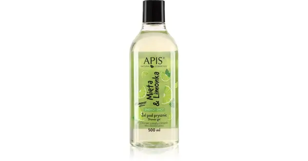 Apis Natural Cosmetics Energy Shot Mint & Lime Energizing Shower Gel 500 ml