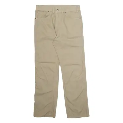 LEVI'S Mens Trousers Beige Regular Straight W32 L30