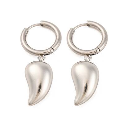 Non-Tarnish 304 Stainless Steel Hoop Earrings for Women