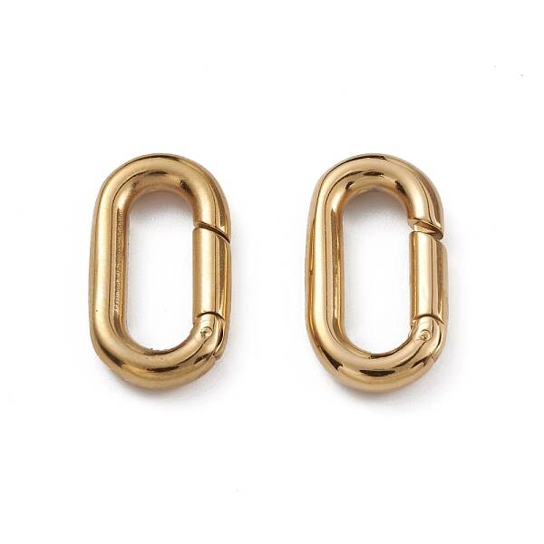 Ion Plating(IP) 304 Stainless Steel Spring Gate Rings