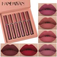 6-Pcs Matte Lip Glaze Set -6 Longwear Colors  Waterproof & All-Day Wear (Buttery Soft, Won't Dry Lips) | TikTok's #1 Lip Kit