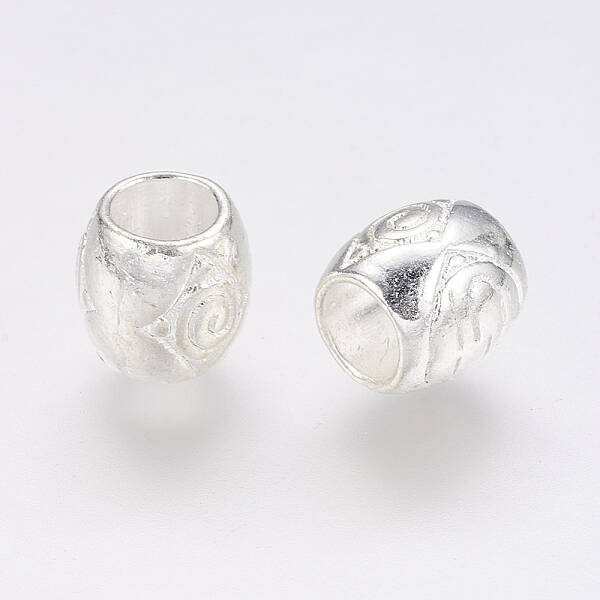 Tibetan Style Alloy European Beads