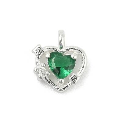 925 Sterling Silver Micro Pave Cubic Zirconia Pendants