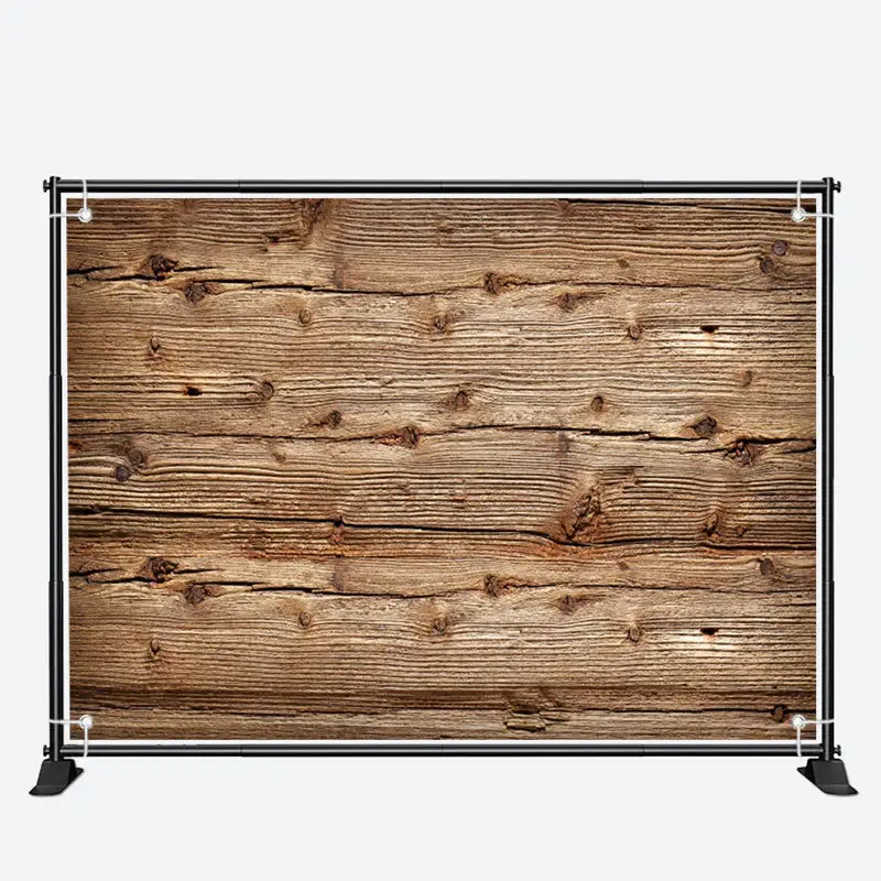 Vintage Horizontal Wood Board Texture Photo Backdrop - Aperturee