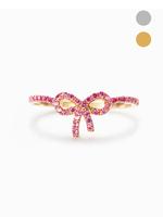 Bow Design Rhinestone Decorated Princess Rings, Gifts for Her, Fashion Accessories for Women & Girls, Trendy All-match & Exqu...