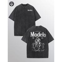 Men's Washed Cotton T-shirt All Cotton Casual Sports Style Top T-shirt Trendy and Fashionable Street Style Suitable for Trave...
