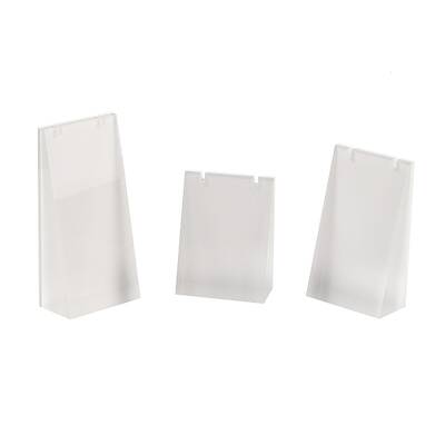 Organic Glass Necklace Display Stand Sets