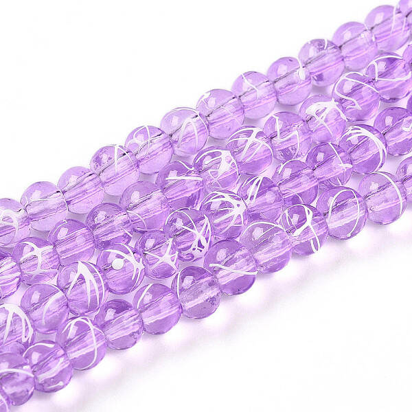Drawbench Transparent Glass Beads Strands