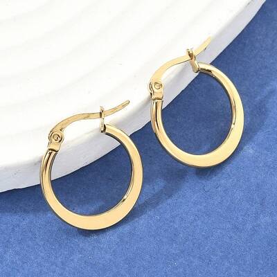 304 Stainless Steel Hoop Earrings