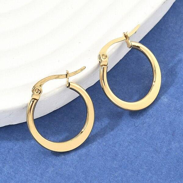 304 Stainless Steel Hoop Earrings