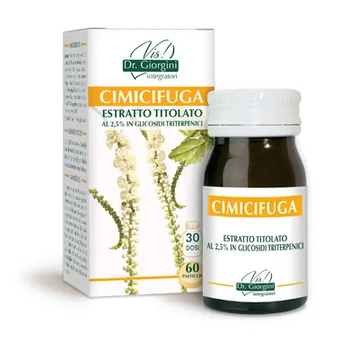 Dr Giorgini cimicifuga titrated extract 60 tablets of 500 mg - 30 gr