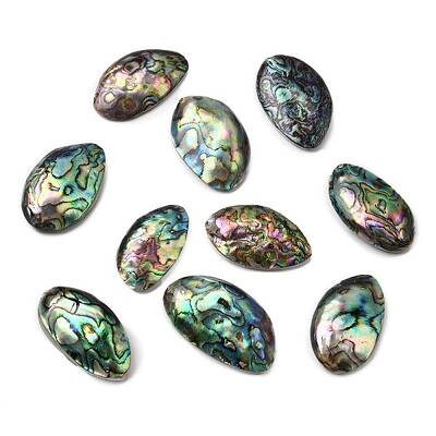 Natural Paua Shell Cabochons