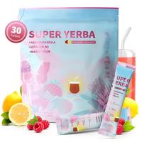 2025 Super Yerba l Yerba Mate Instant TeaPowder IRASPBERRY LEMONADE Flavor |30Servings