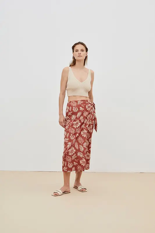 Women crop top - Beige | Size: S