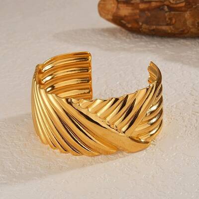 304 Stainless Steel Cuff Bangles for Women