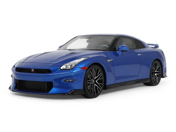 2024 Nissan GT-R Skyline Edition Bayside Blue Metallic 1/18 Model Car by GT Spirit