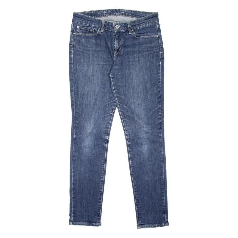 LEVI'S Womens Jeans Blue Slim Skinny Stone Wash W28 L30