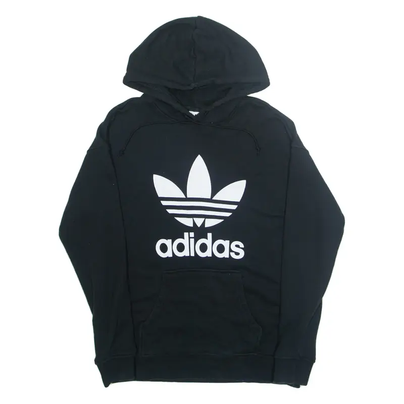 ADIDAS Womens Black Hoodie S