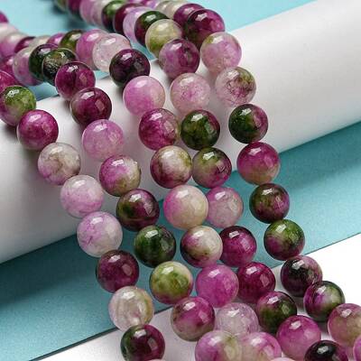 Natural Dyed Yellow Jade Beads Strands