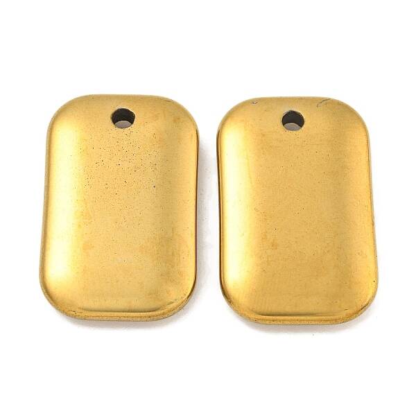 Electroplated Synthetic Non-Magnetic Hematite Pendants